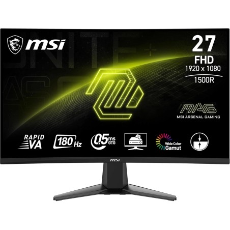 MSI MAG 27C6F 27" FHD 180Hz lenktas žaidimų monitorius