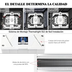 Proc. aušintuvas su LCD ekranu Assassin Spirit 120 Vision ARGB White