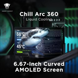TZMRIT CA360 ARGB 360 mm AIO vandens aušintuvas su 6.67" AMOLED ekranu