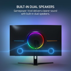 GamePower 27" 200Hz, 0,5 Ms, FHD lenktas Žaidimu monitorius