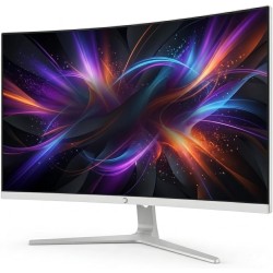 Baltas GamePower 27" 200Hz, 0,5 Ms, FHD lenktas Žaidimu monitorius