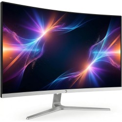 Baltas GamePower 27" 200Hz, 0,5 Ms, FHD lenktas Žaidimu monitorius