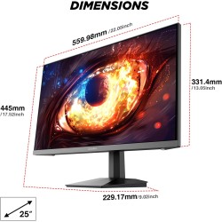 KOORUI G2511P 25" 200Hz Fast IPS žaidimų monitorius