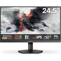 KOORUI G2511P 25" 200Hz Fast IPS žaidimų monitorius