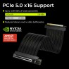 PCIe 5.0 x16 Riser Cable 200 mm – Vertikalus vaizdo plokštės laikiklio kabelis