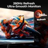 Gawfolk 27" QHD 260Hz IPS žaidimų monitorius su NVIDIA G-SYNC