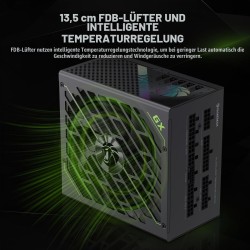 GameMax GX 1050G PRO – 1050W 80 PLUS Gold modulinis maitinimo šaltinis