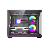 🔥 DARKFLASH B275 PRO – M-ATX KOMPIUTERIO KORPUSAS + 6x L10 ARGB VENTILIATORIAI 🔥