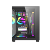 🔥 DARKFLASH B275 PRO – M-ATX KOMPIUTERIO KORPUSAS + 6x L10 ARGB VENTILIATORIAI 🔥