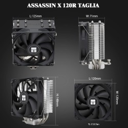 Thermalright Assassin X 120R Digital Black CPU Oro Aušintuvas