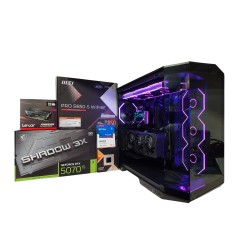 Ryzen 7 9800x3D RTX 5070ti 16GB DDR5 32GB 6000mts Cl30 MSI B850 Wi-fi PSU 850W Gold