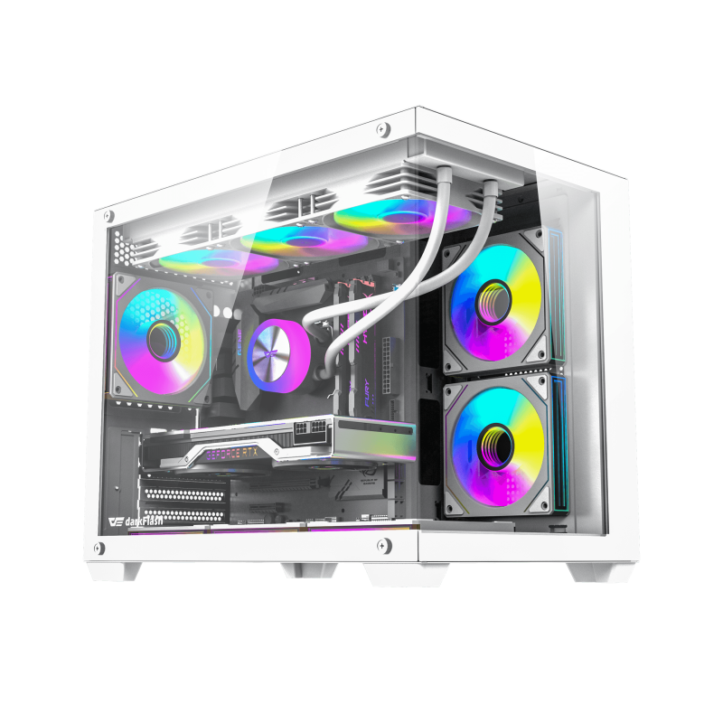 copy of 🔥 DARKFLASH B275 PRO – M-ATX KOMPIUTERIO KORPUSAS + 6x L10 ARGB VENTILIATORIAI 🔥
