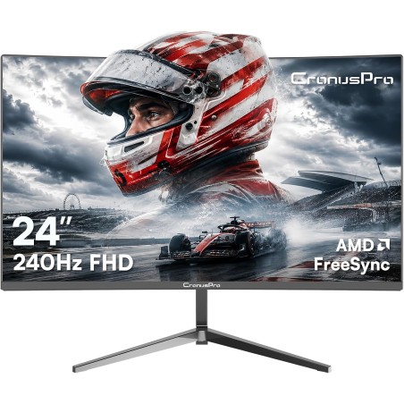 CoronaPro 24" Curved Gaming Monitorius 240 Hz! 1 ms