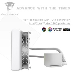 Jungle Leopard TK1 ARGB 240WH vandens aušinimo sistemą