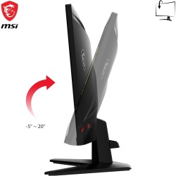 MSI MAG 256F 24.5 Inch FHD Gaming 1080p Rapid IPS Panel, 180 Hz